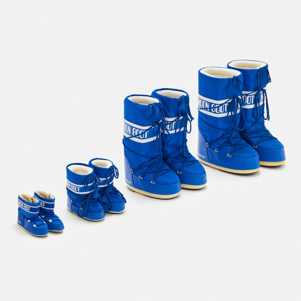 MOON BOOT  Crib Nylon børnestøvler - Electric Blue