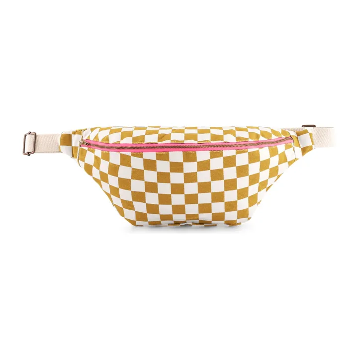 Rose in April Sac banane Check | Caramel