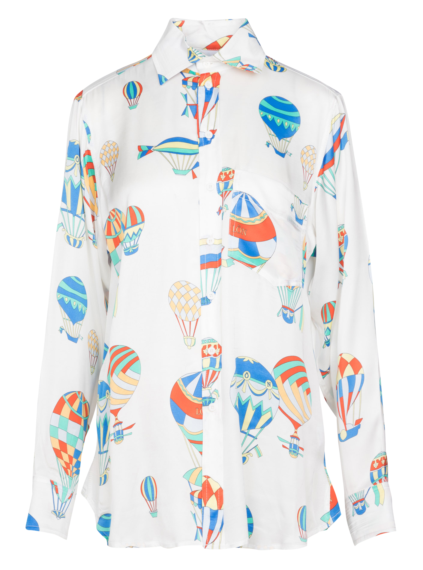 JOE - Chemise col classique imprimée satinée| Multicolore