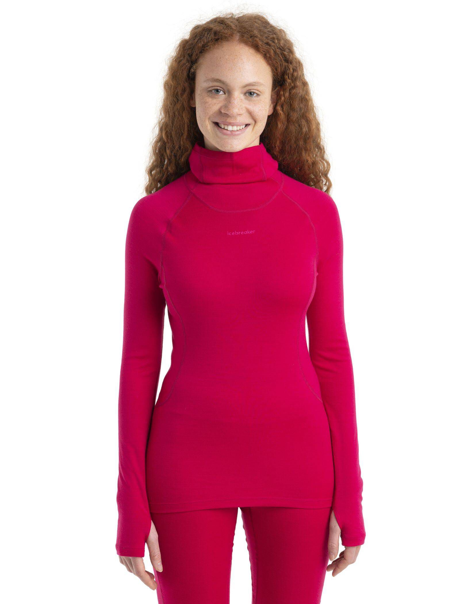 Icebreaker| Damen Langarm-Layer 300 MERINOFine™ Rollkragenpullover