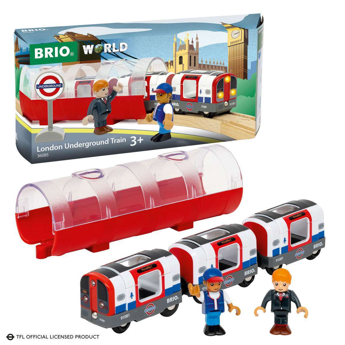 BRIO Spiel Londoner U-Bahn mit Licht und Sound
