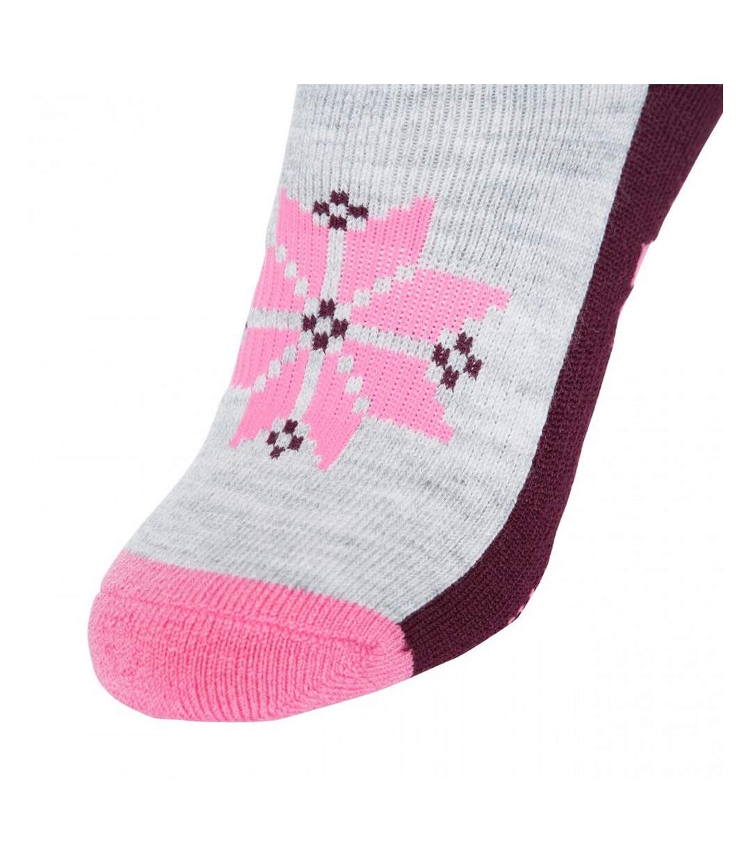 Trespass - Chaussettes de ski SNOWFALL - Femme (Gris chiné) - UTTP4921
