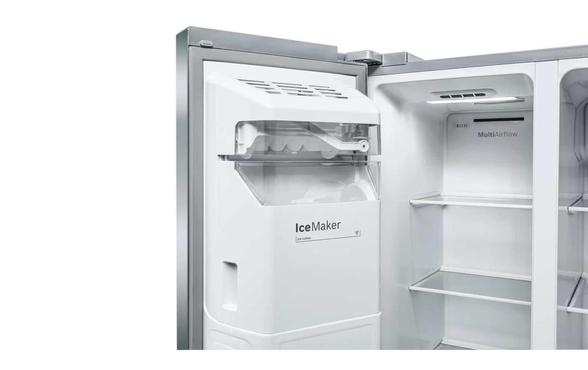 Foodcenter KAD93AIEP Silber<br>Side by Side Kühlgerät mit Eis-Wasser-Spender
