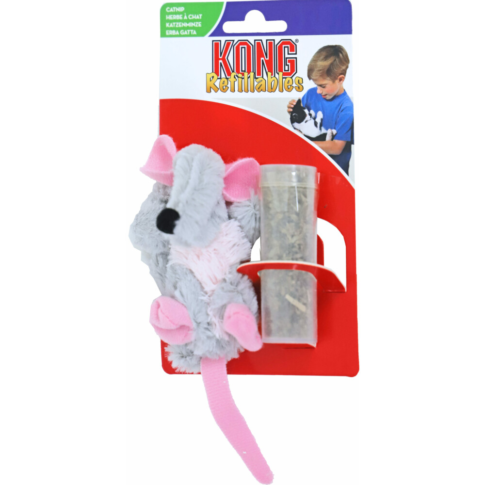 Kong Cat Refillable Catnip Rat
