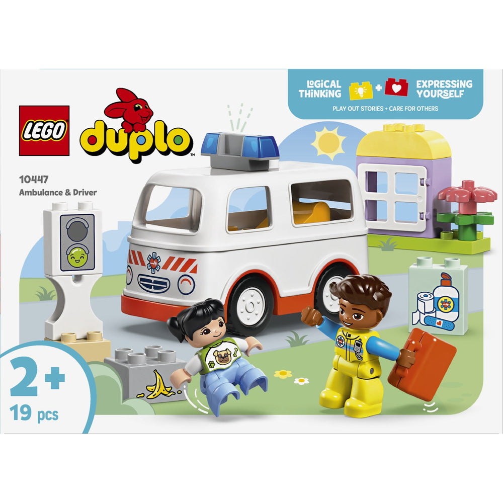 Køb LEGO® DUPLO Town - Ambulance Og Fører 10447