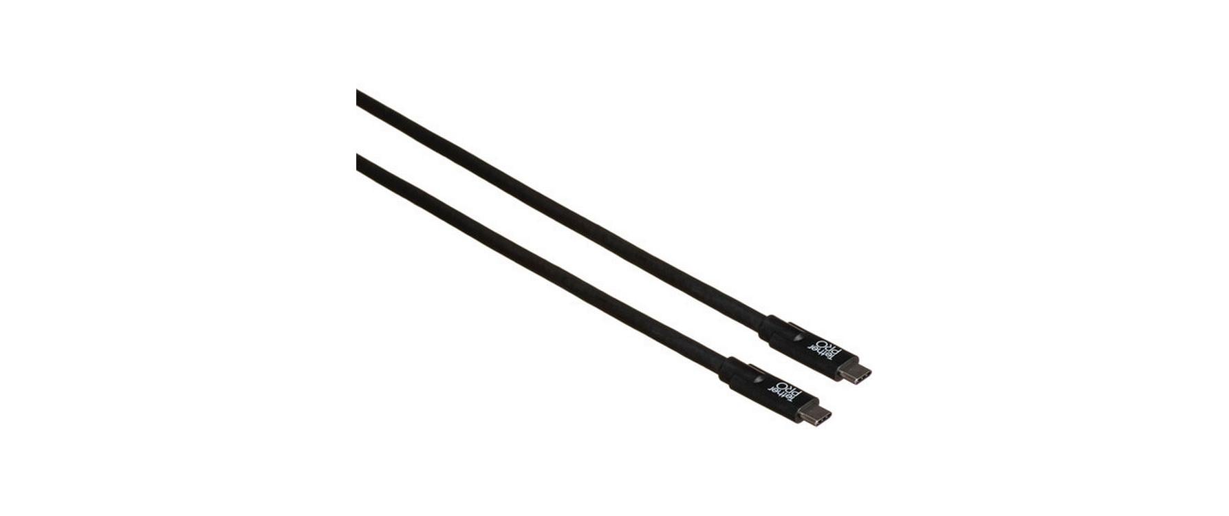 Kabel TetherPro USB-C to USB-C, 4.6 m SchwarzOptimierte Verbindung von Ihrem USB-C-Computer zur USB-C-Kamera