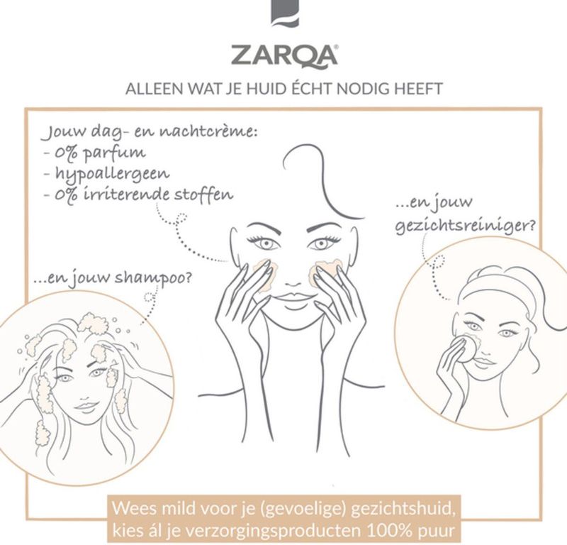 3x Zarqa Bodybutter Sensitive 250 ml