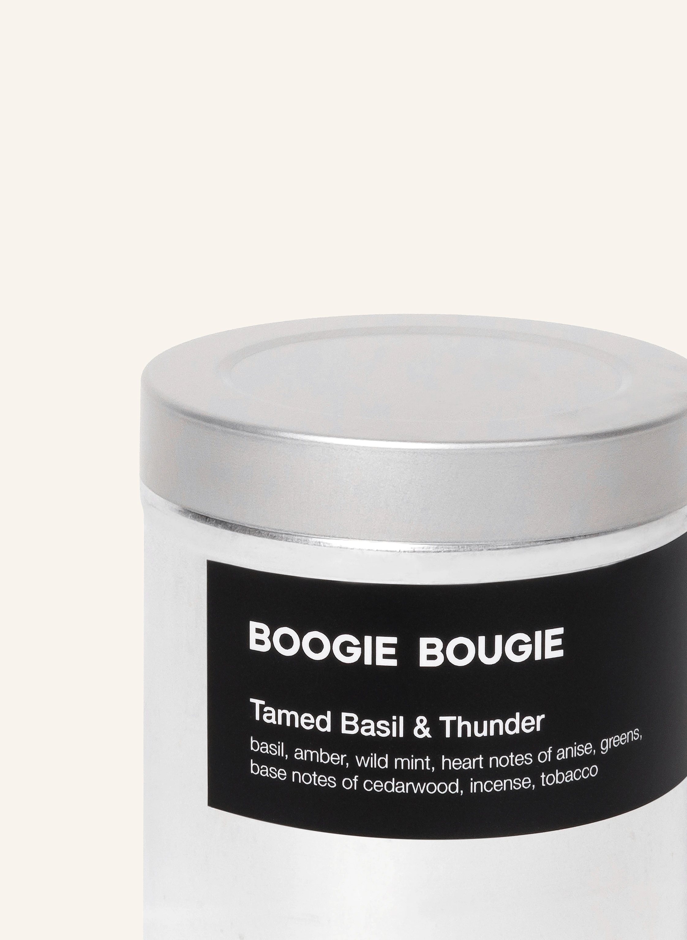 BOOGIE BOUGIE Duftkerze TAMED BASIL & THUNDER