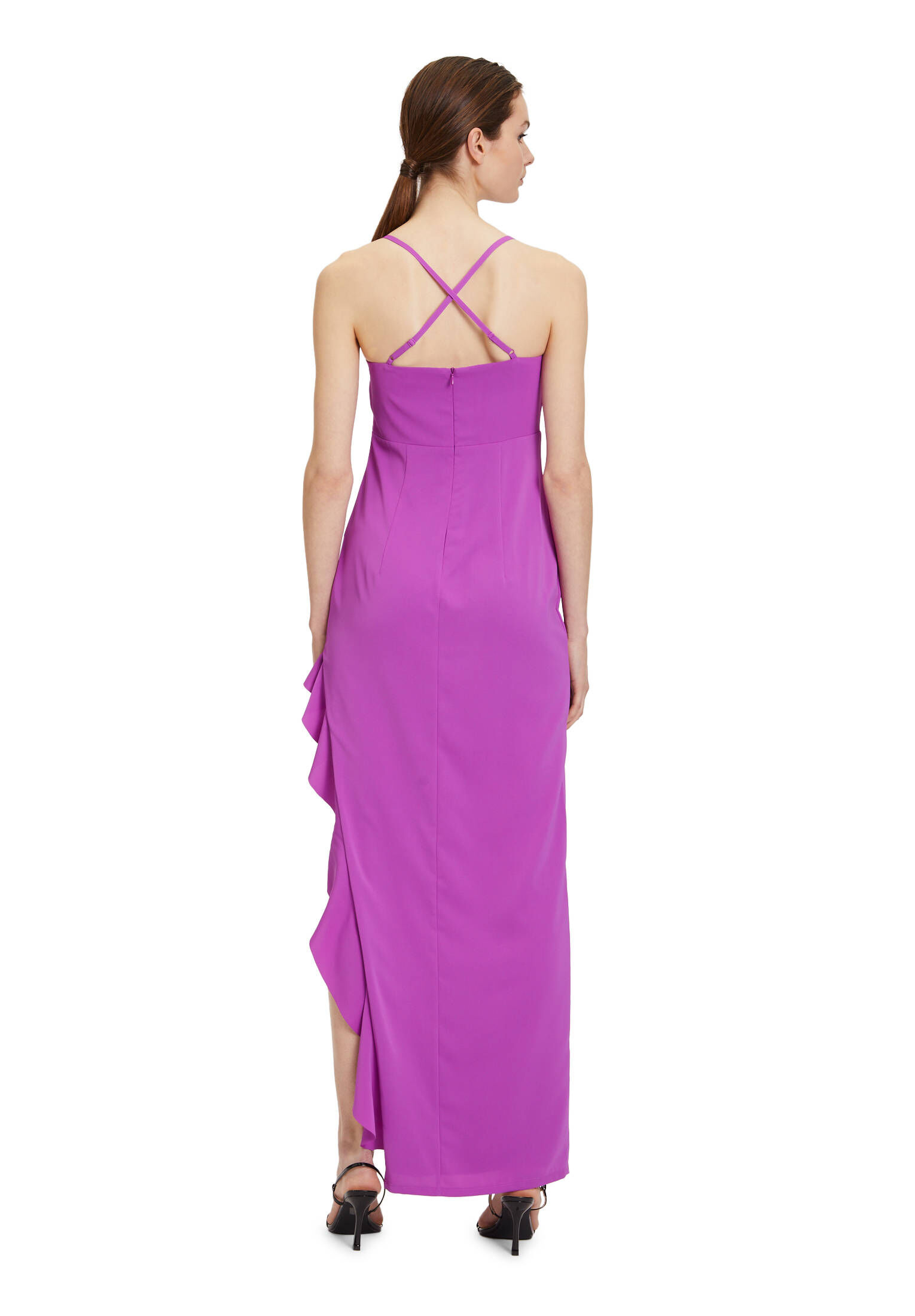 Vera Mont| Damen Abendkleid mit Volant
