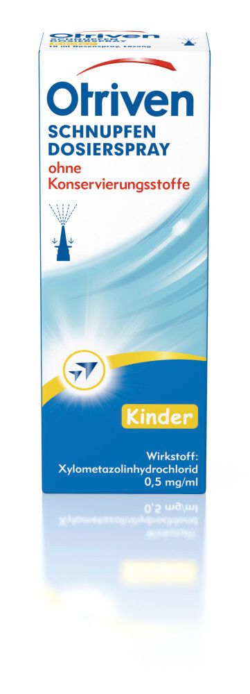 Otriven 0,05 % Nasenspray ohne Konservierungsstoffe für Kinder