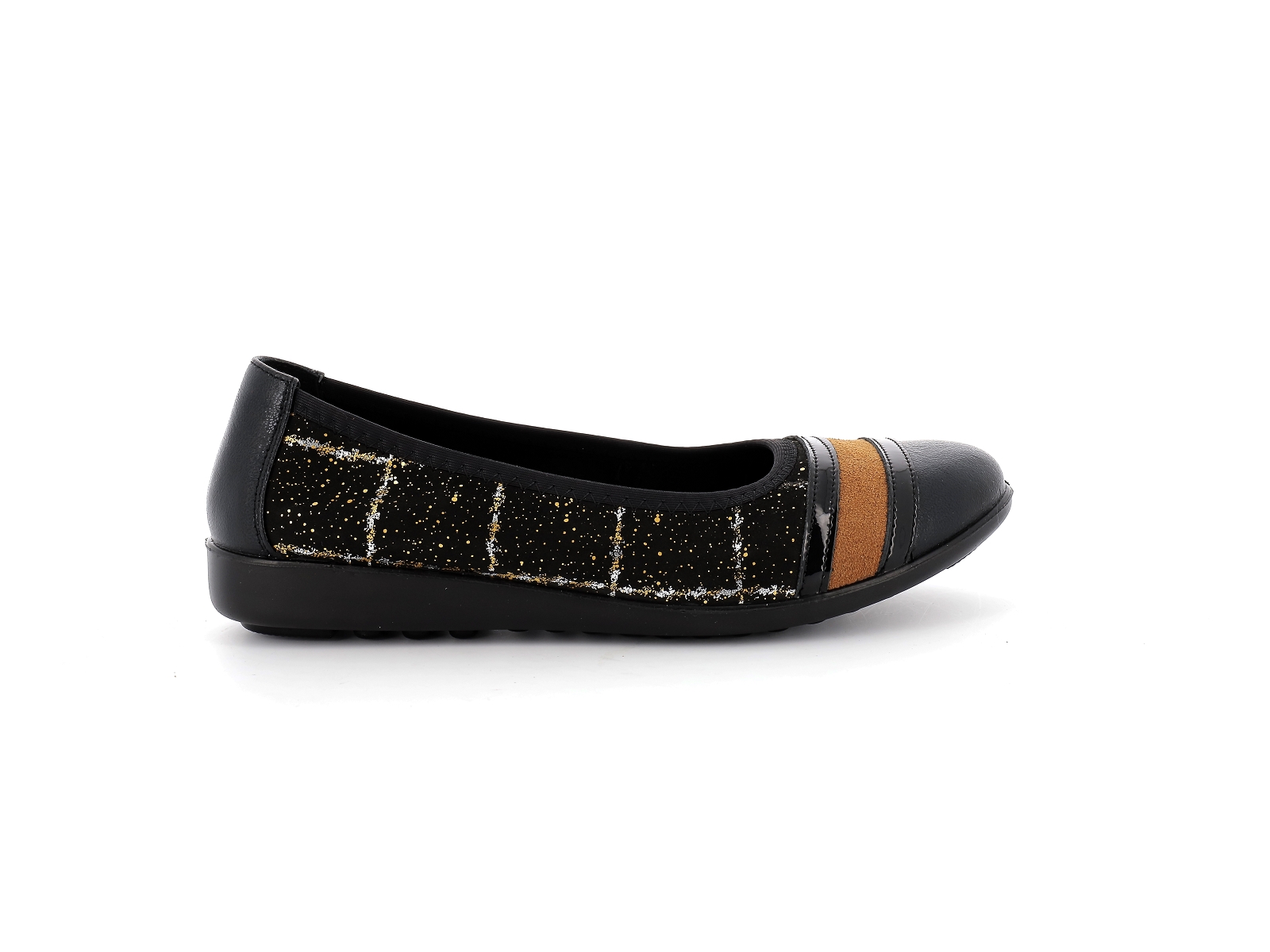 Inea-LUXA Cuir Noir Jaune