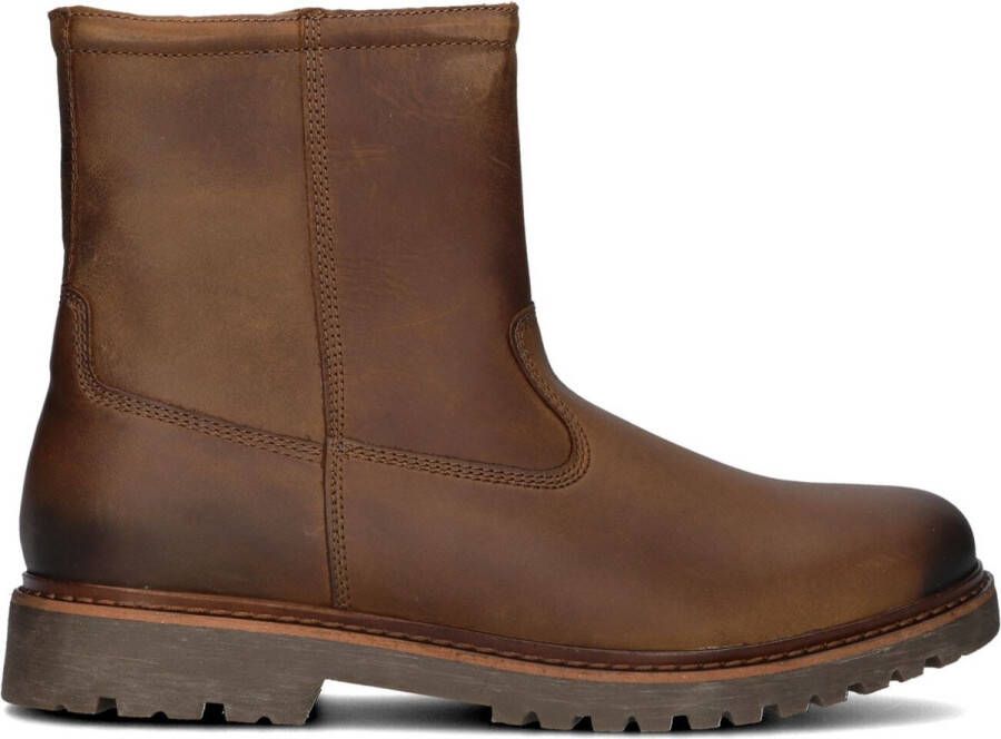MAZZELTOV Enkelboots Heren 570020 Maat: 46 Materiaal: Leer Kleur: Cognac