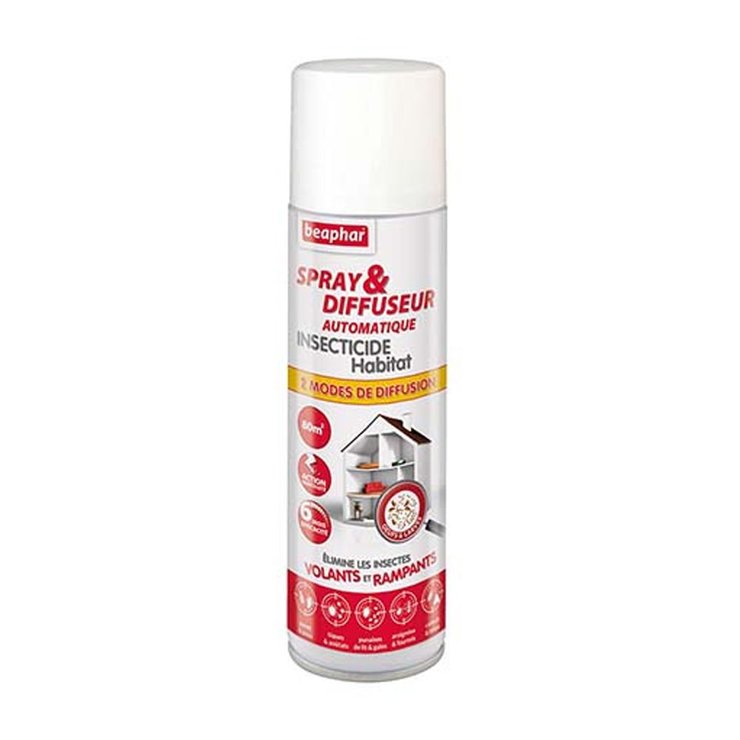 Spray Et Diffuseur Automatique Insecticide Habitat 250ml Beaphar