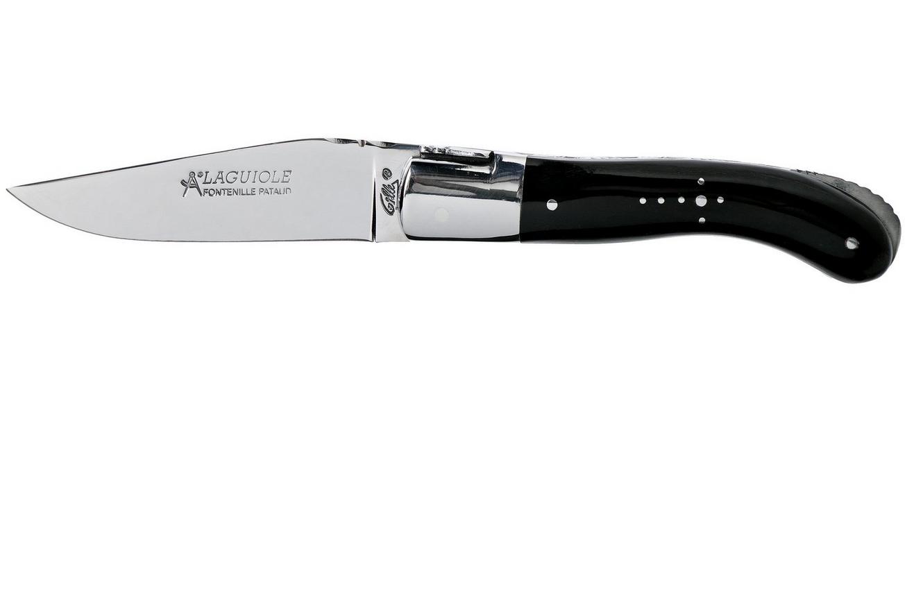 Fontenille Pataud Sport zwart buffelhoorn FPL5PCN