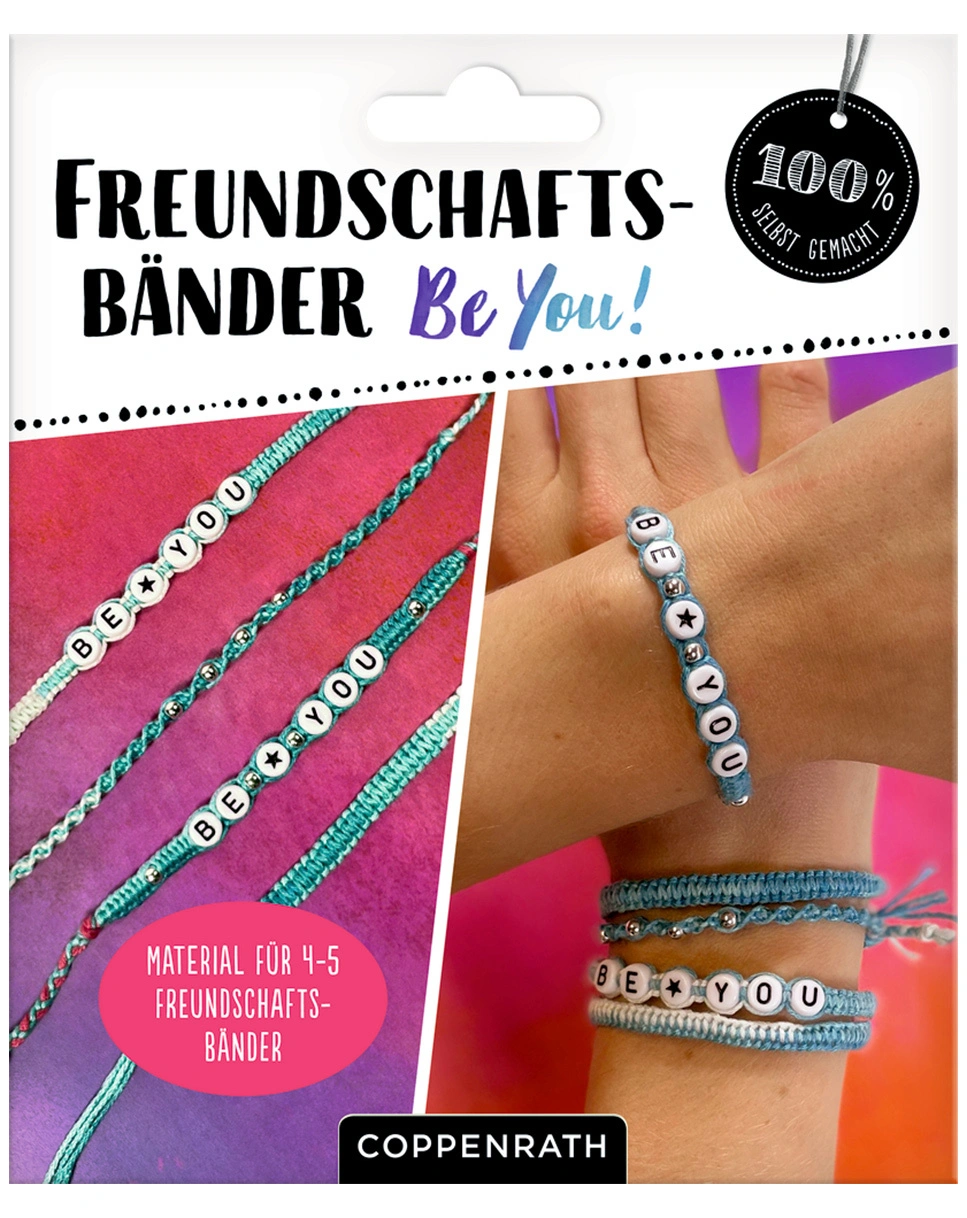 Bastelset FREUNDSCHAFTSBÄNDER - BE YOU!