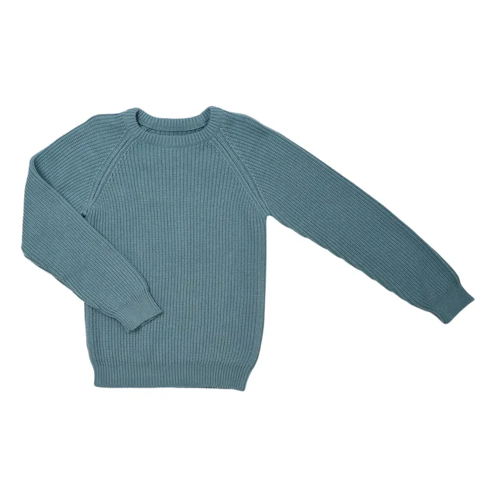 Lililotte Pull Leopold | Bleu canard