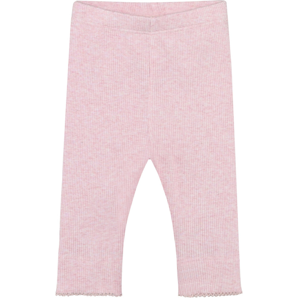 Køb FIXONI Bleached Mauve Melange Leggings Melange Rib