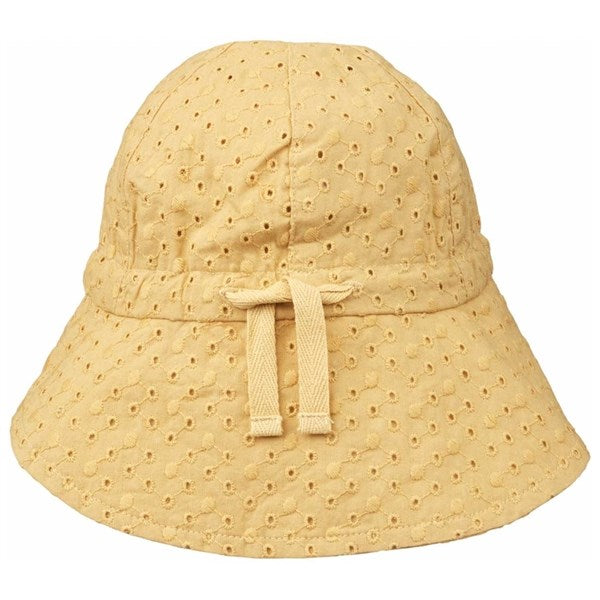 Gorm Solhat Stripe Mustard/White - LieWood → Luksusbaby.dk
