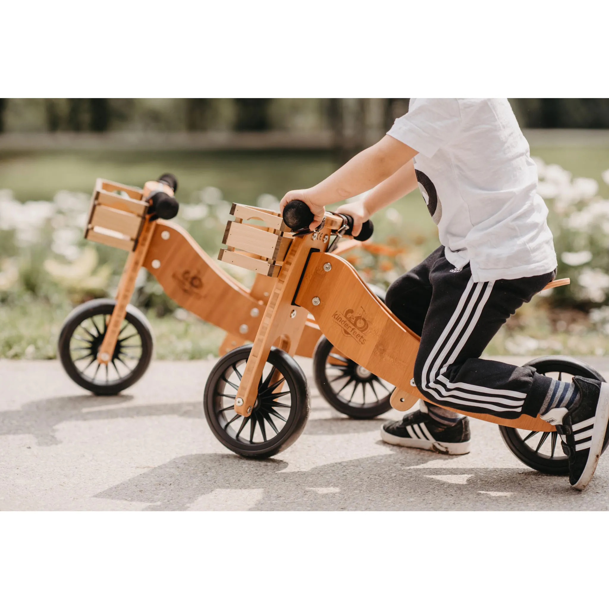 Kinderfeets Vélo Tiny Tot Plus 2 en 1 - Bamboo