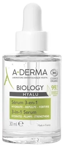 A-DERMA Sérum 3-en-1 Biology Hyalu - 30 ml