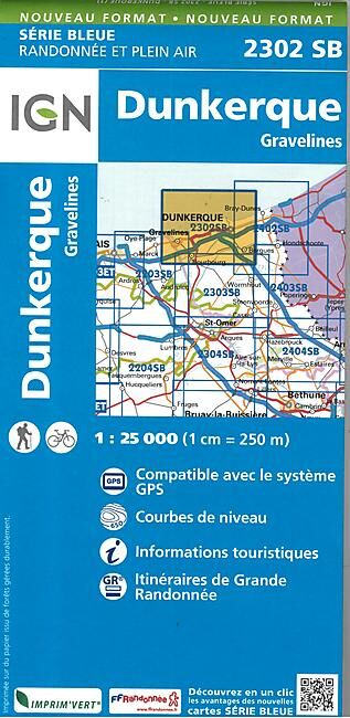 IGN - 2302 SB DUNKERQUE 1 25 000
