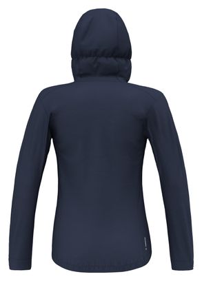 Veste Imperméable Femme Salewa Puez Aqua Bleu Marine