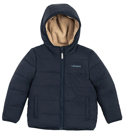 Viking Fleecejacke - Umkehrbar - Playtime - Navy/Beige