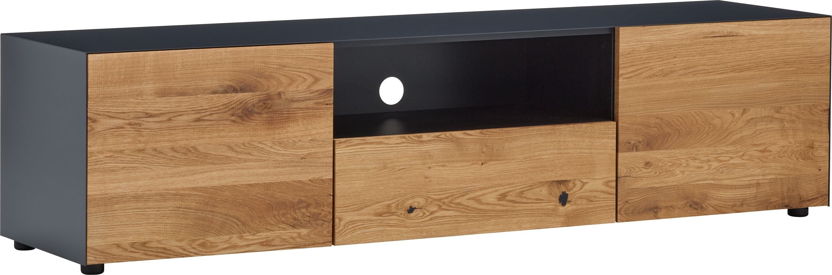 BRIX II Lowboard - Braun / B: 180.0 cm x T: 47.0 cm x H: 46.0 cm