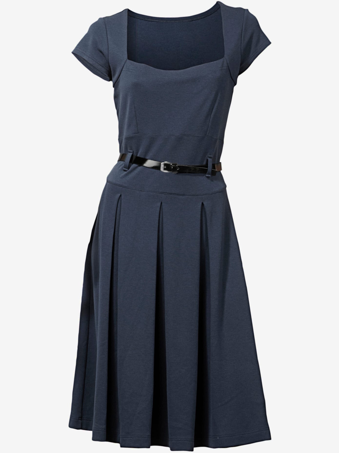 Robe en jersey look féminin avec ceinture