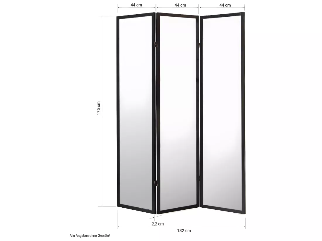 Paravent japonais Shoji en bois blanc de 3 pans