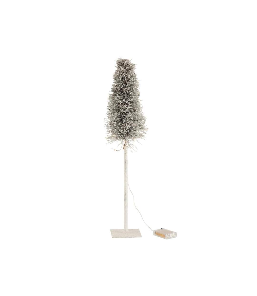 Paris Prix - Statuette Déco Led arbre De Noël 58cm Blanc