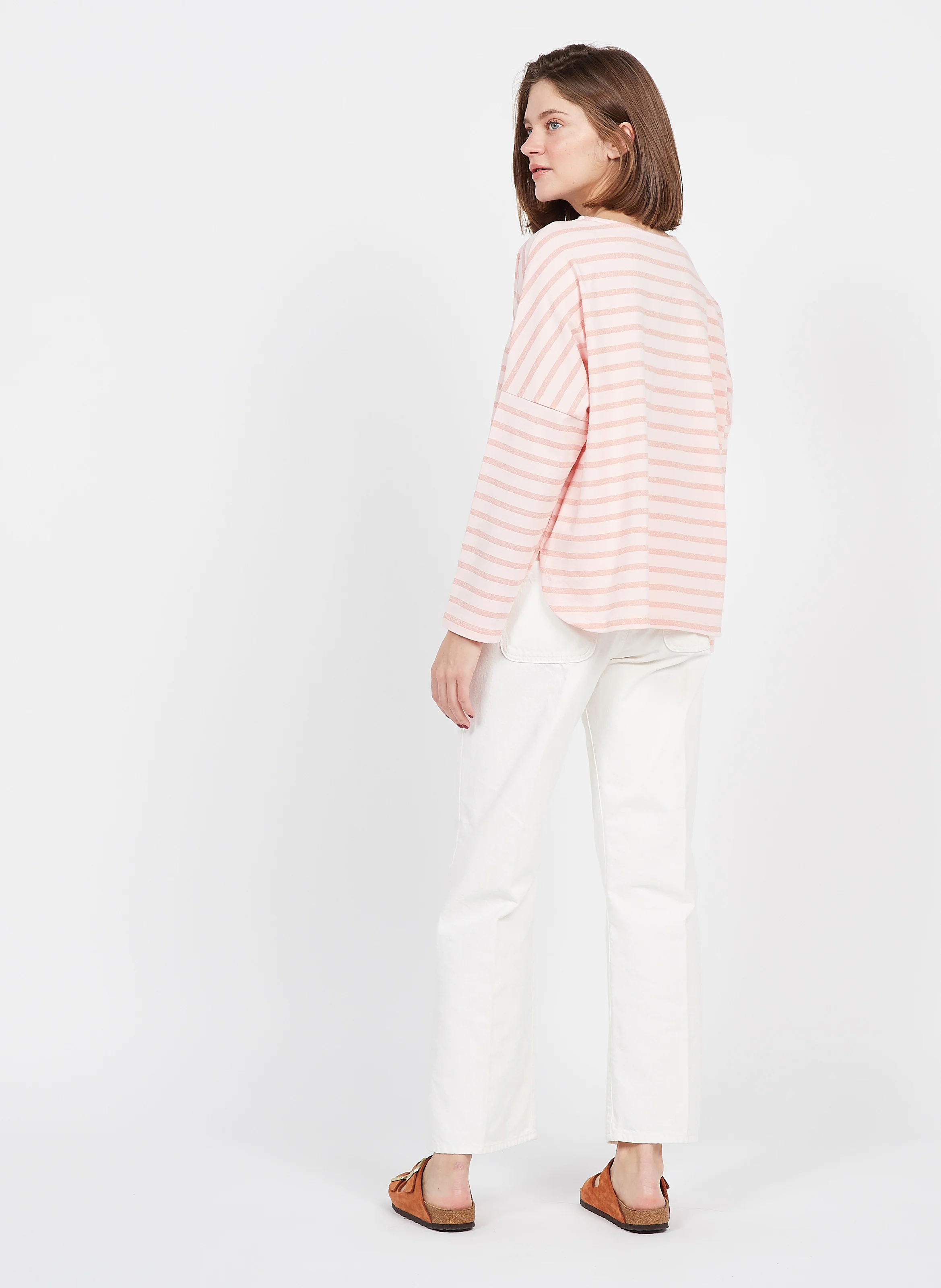 MOON - Jean droit en coton | Blanc