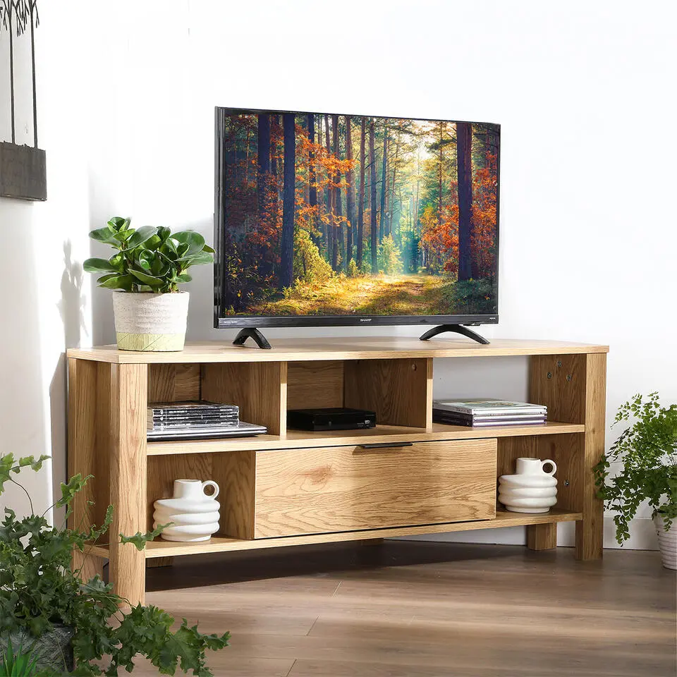 CALICOSY - TV-Meubel - Licht hout - 45x120x40 cm