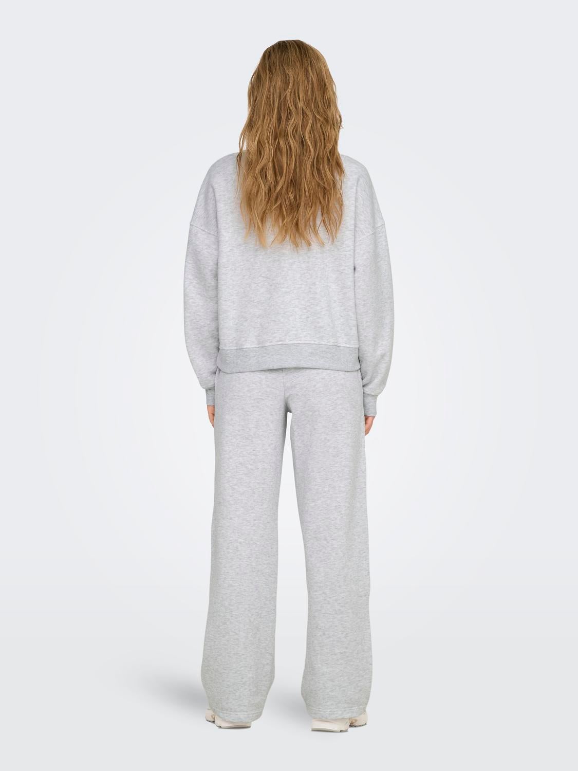 ONLBEST Sweatshirt Light Grey Melange