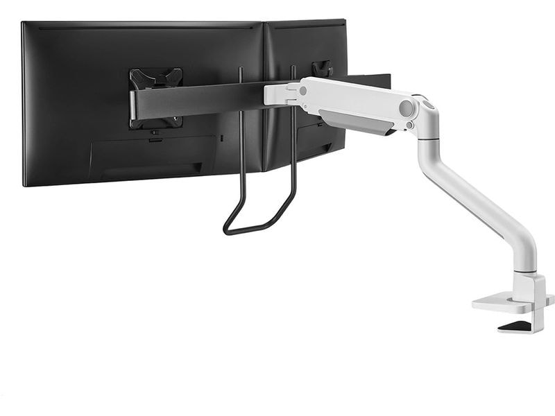 NEOMOUNTS Tischständer DS75S-950 WH2 bis 16 kg – Weiss Voll bewegliche Tischhalterung für 17-27