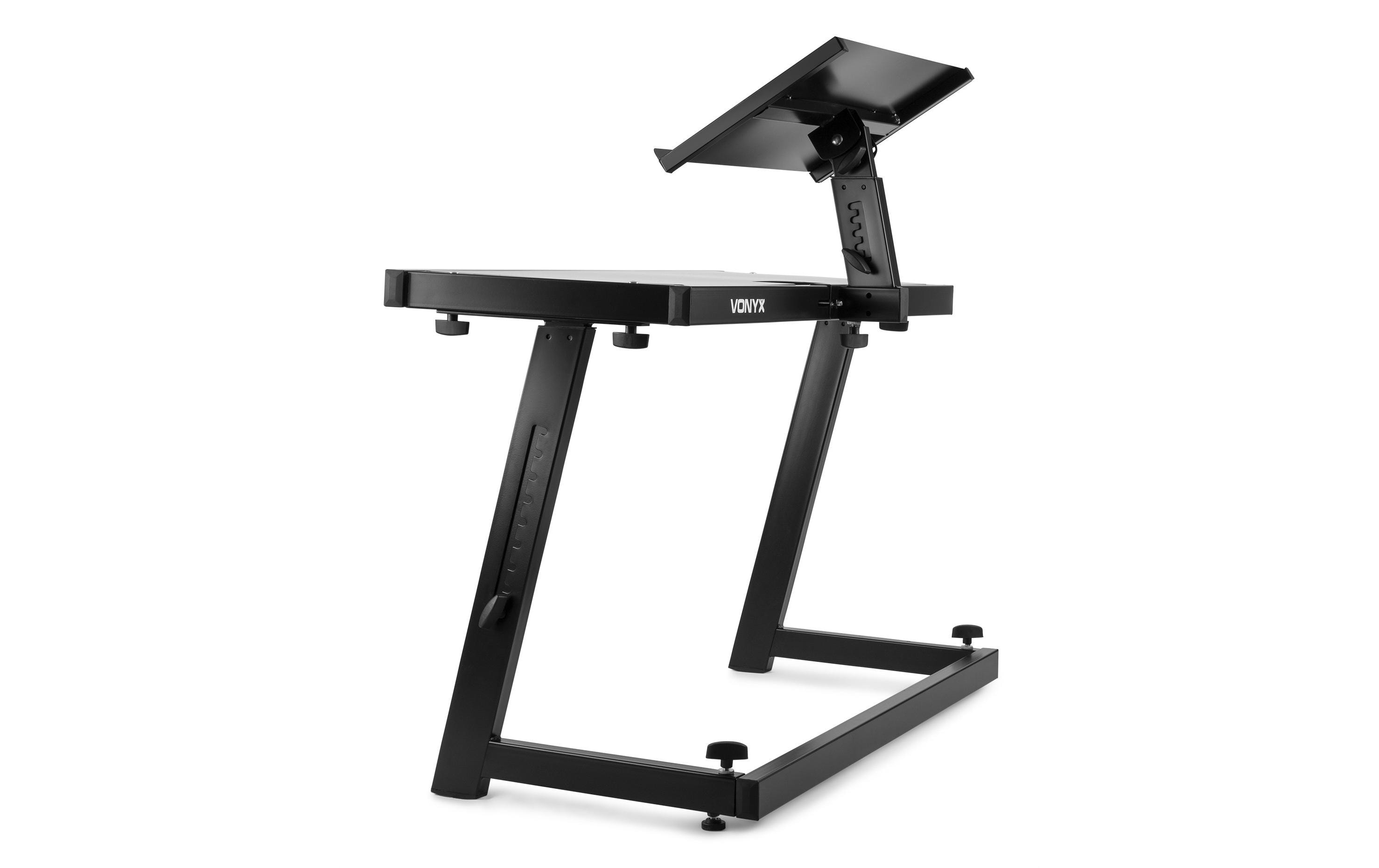 Mobiler DJ Stand DB10<br>Mobiler DJ Tisch mit Laptop Halter