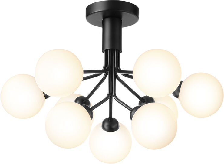 Nuura Apiales 9 Ceiling Satin black / opal