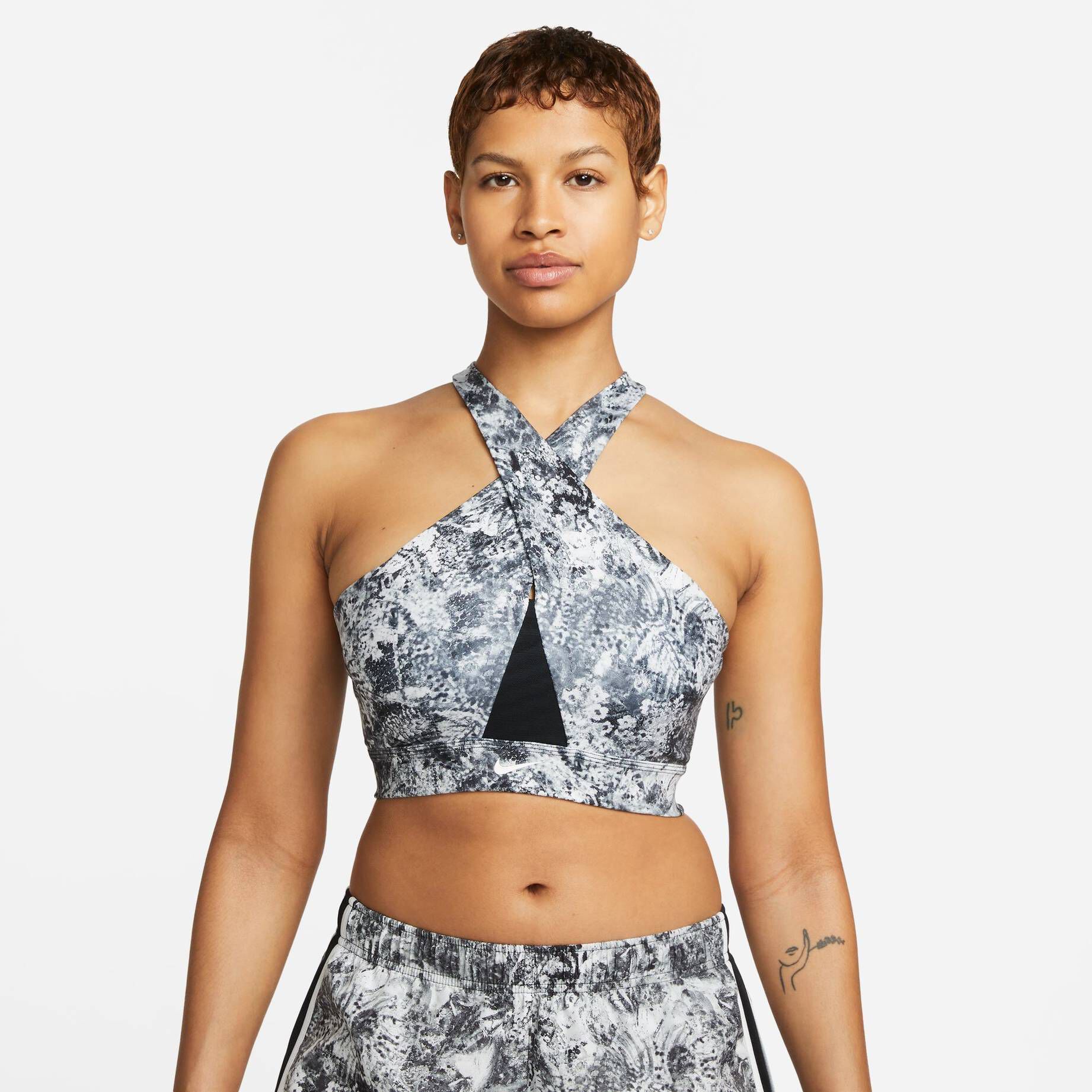 Nike| Damen Sport-BH DRI-FIT SWOOSH WRAP BRA AOP