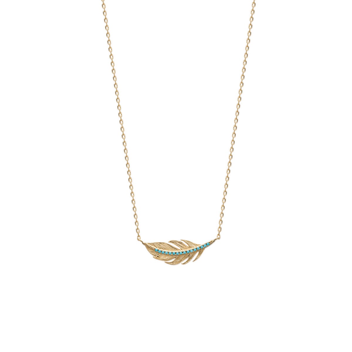 Collier chaîne PLUME - Lorenzo R