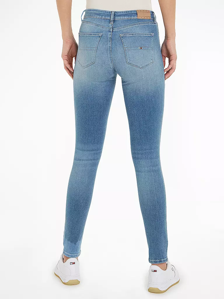 TOMMY JEANS Jeans Skinny Fit NORA hellblau