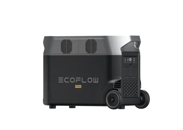 EcoFlow Delta Pro - Transportabel strømstation - AC 220-240 V - litiumjernfosfat - 3600 Wh - Wi-Fi, Bluetooth - output-stikforbindelser: 14