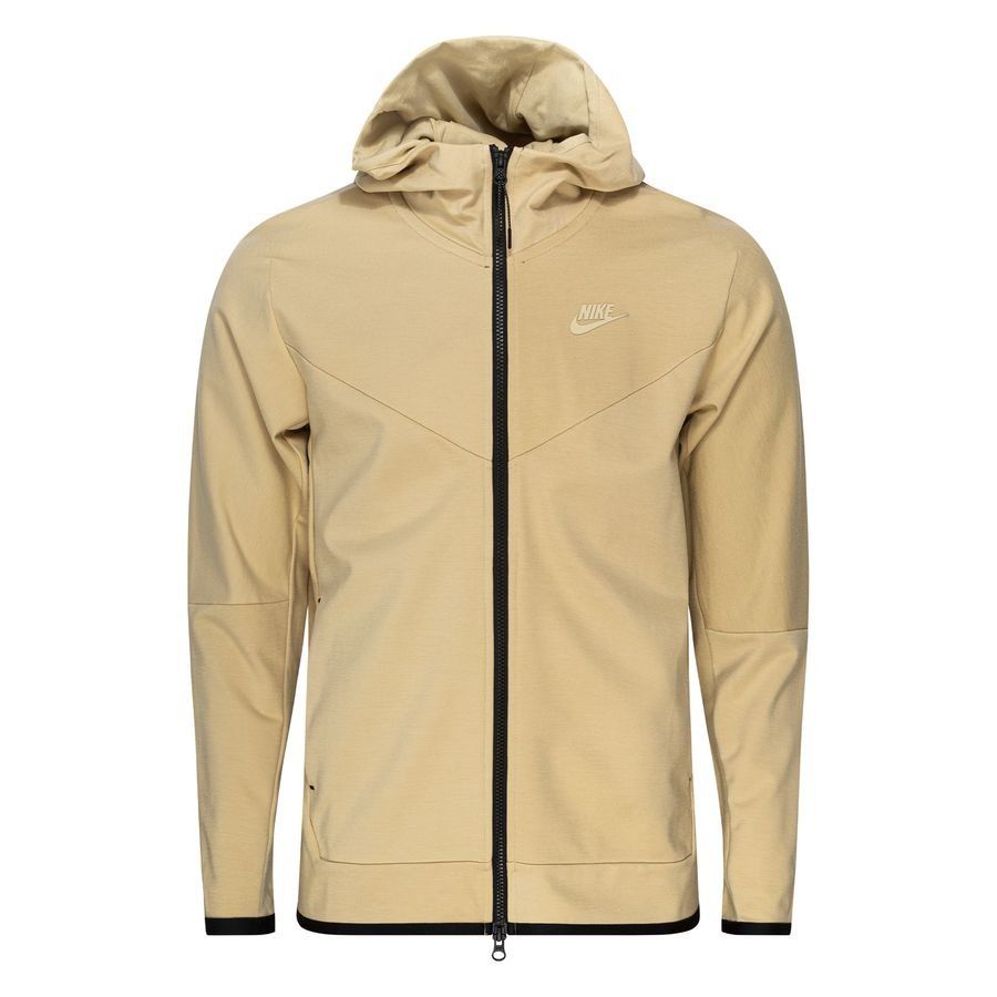 Nike Sweat à Capuche Tech Fleece Essentials Full Zip Lightweight - Jaune/Noir