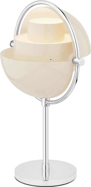 Gubi Multi-Lite tafellamp oplaadbaar brass shiny
