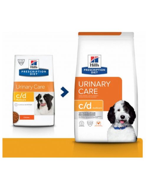 Hill's Prescription Diet C\/D Multicare Urinary Care Zak Kip - Hondenvoer