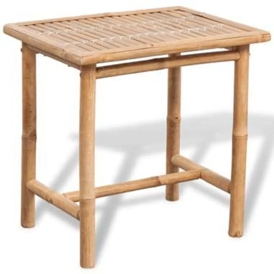 vidaXL - Tuintafel En Stoel - Bruin - Stof