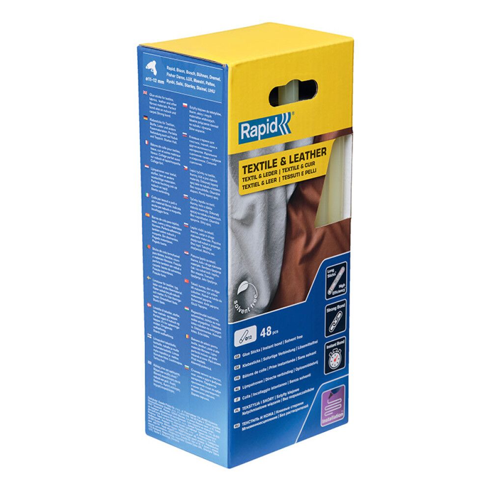 LIMPATRON RAPID TEKSTIL/LÆR 12MM 48-PACK