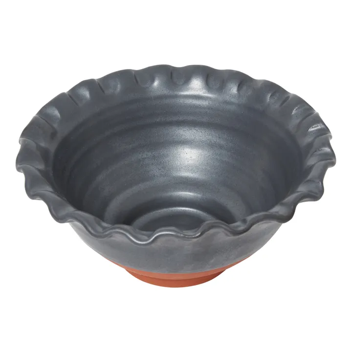 Perla Valtierra Saladier Lola en argile | Gris foncé
