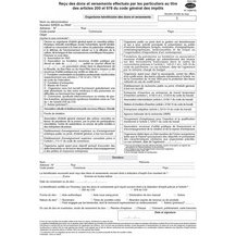 Manifold 'Carnets de recus - dons aux oeuvres', A5