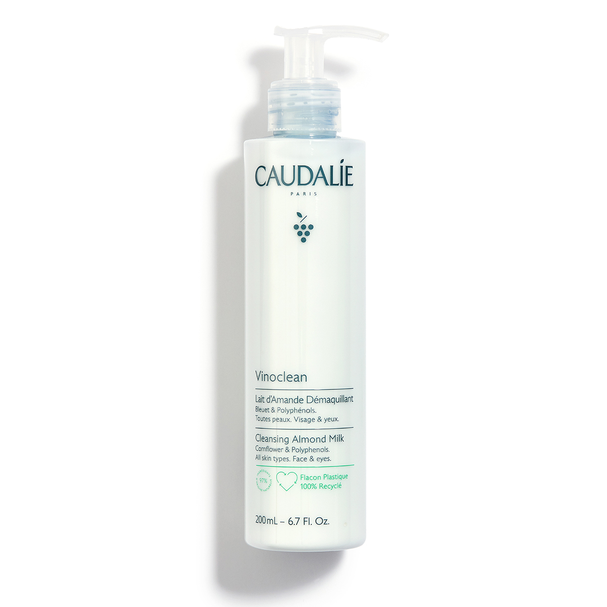 CAUDALIE Vinoclean Lait Amande Demaquillant<br>200 ml, Milch