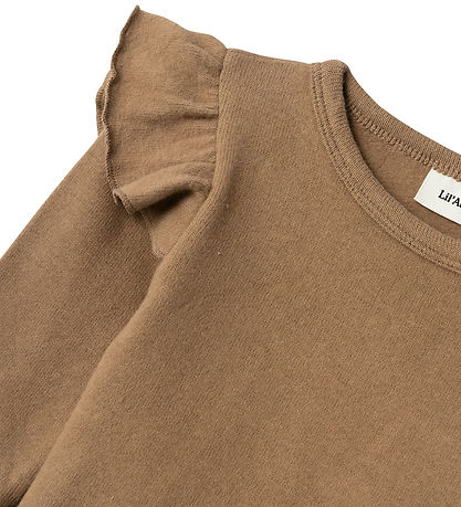Lil' Atelier Bluse - NmfThoro - Woodsmoke